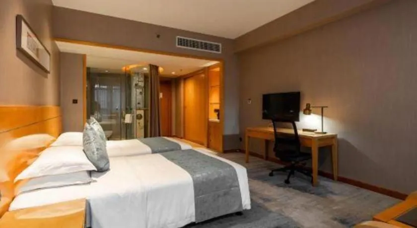 Bed in Fliport Hotel Xiamen Software Park