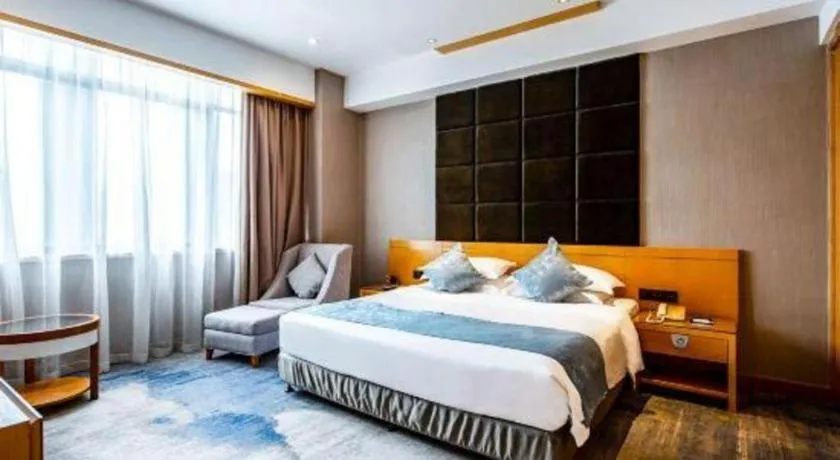 Bed in Fliport Hotel Xiamen Software Park