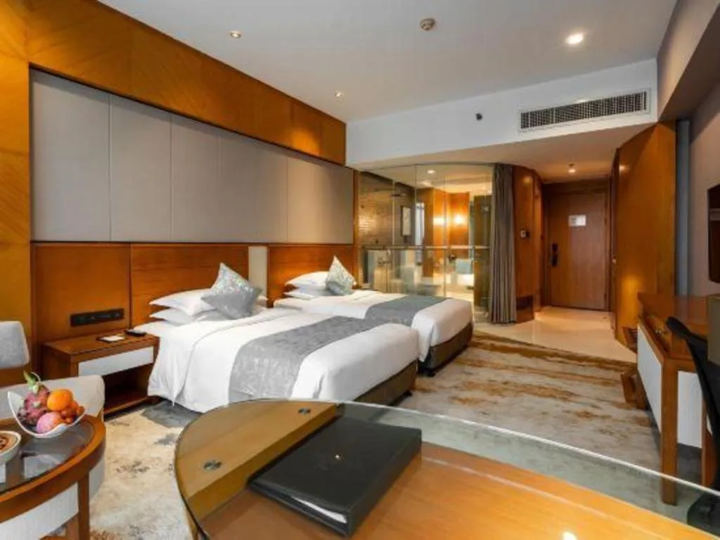 Bed in Fliport Hotel Xiamen Software Park