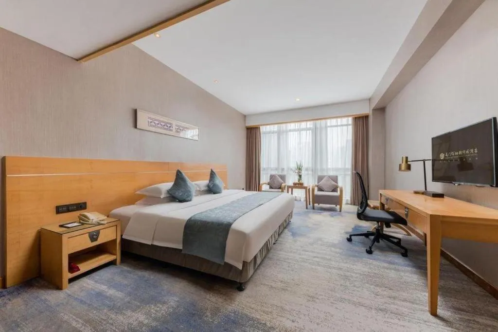 Bed in Fliport Hotel Xiamen Software Park