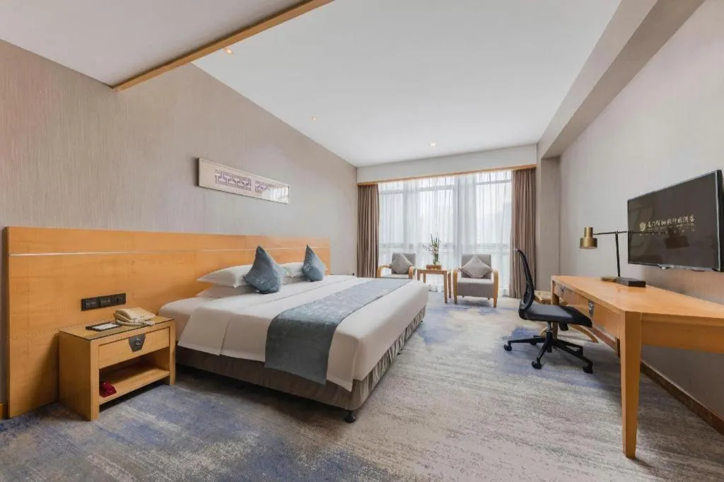 Bed in Fliport Hotel Xiamen Software Park