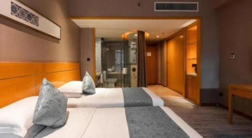 Bed in Fliport Hotel Xiamen Software Park