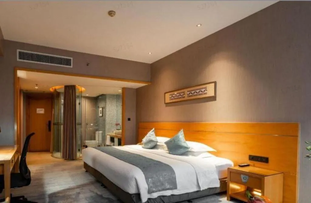 Bed in Fliport Hotel Xiamen Software Park