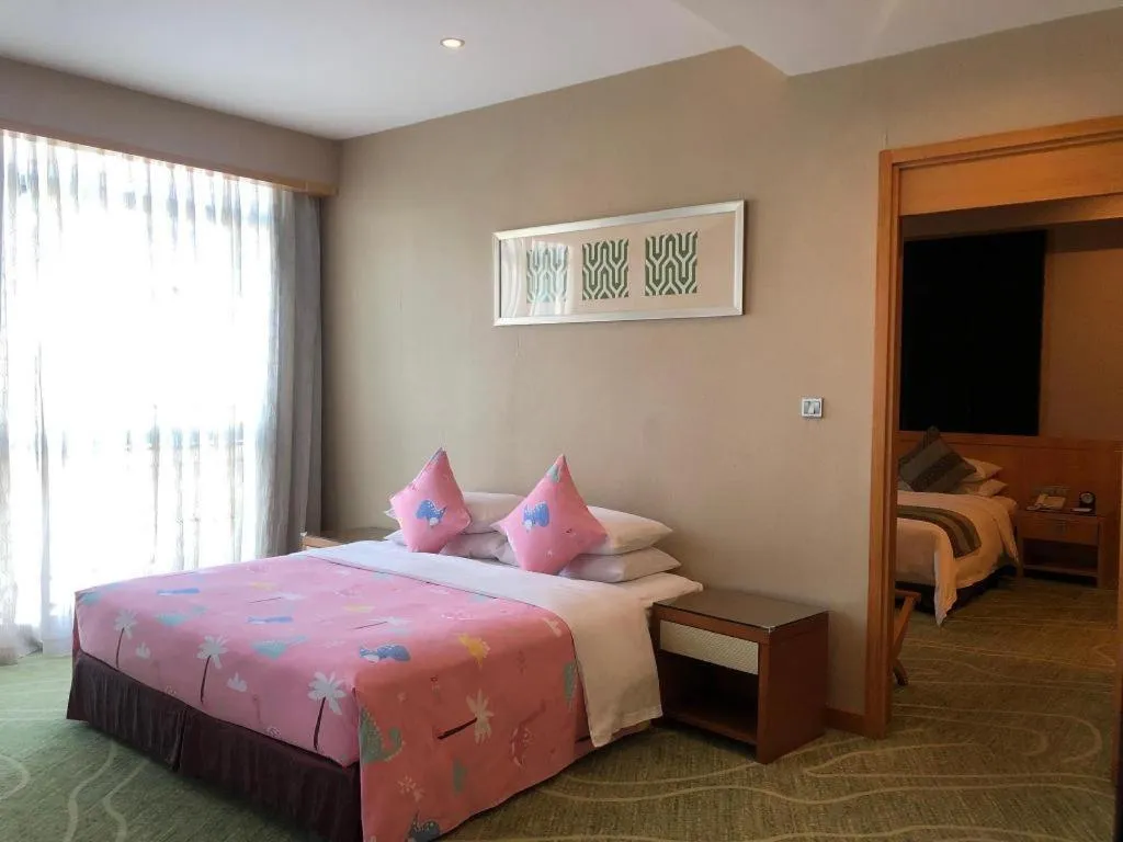 Bed in Fliport Hotel Xiamen Software Park