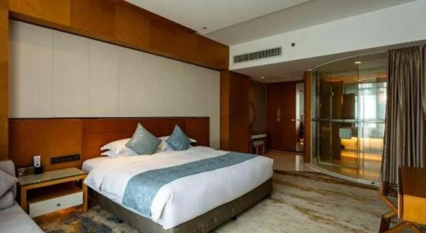 Bed in Fliport Hotel Xiamen Software Park
