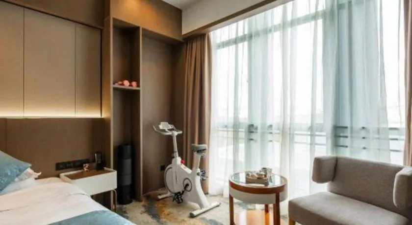 Bed in Fliport Hotel Xiamen Software Park