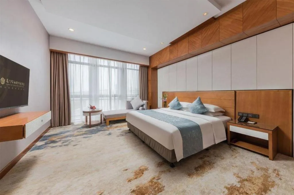 Bed in Fliport Hotel Xiamen Software Park