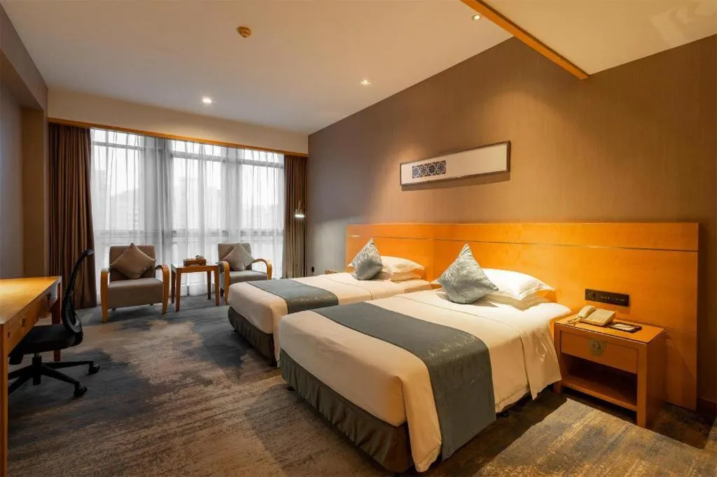 Bed in Fliport Hotel Xiamen Software Park