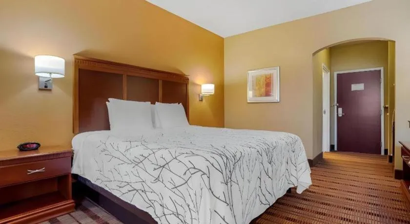 Bed in Best Western Plaquemine Inn