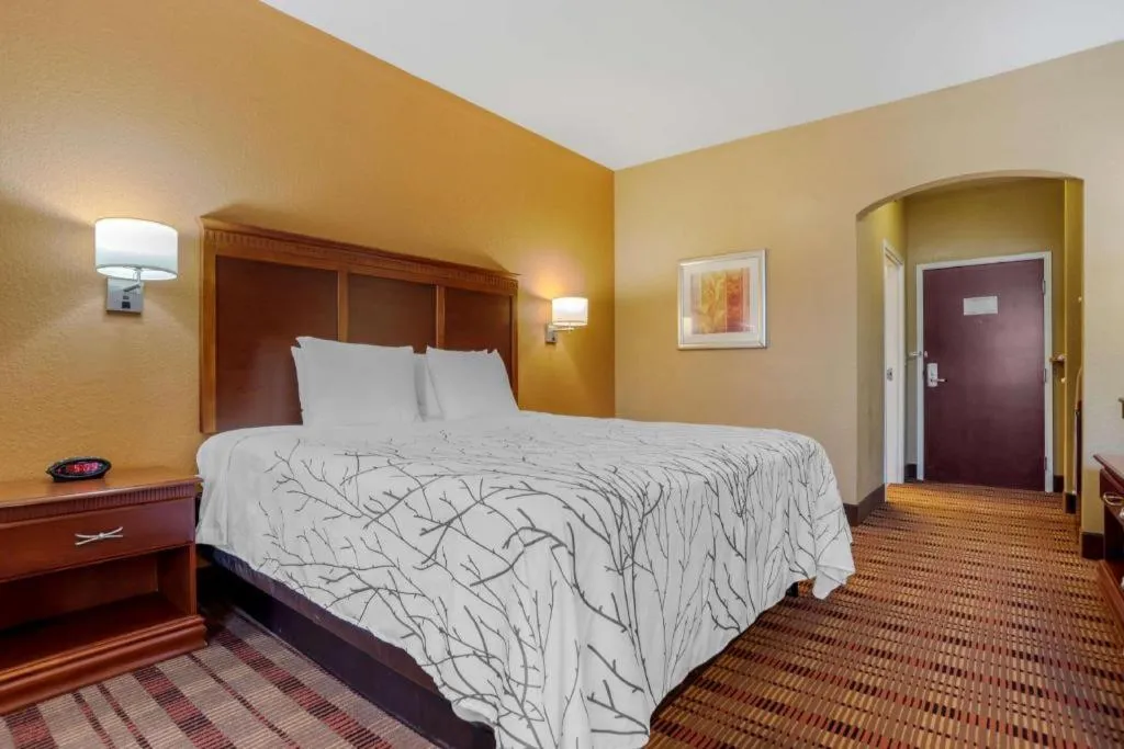 Bed in Best Western Plaquemine Inn