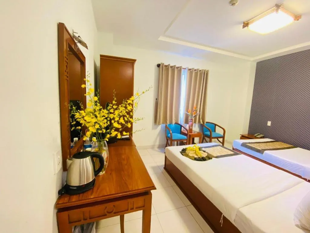 Bed in Hồng Hạc hotel