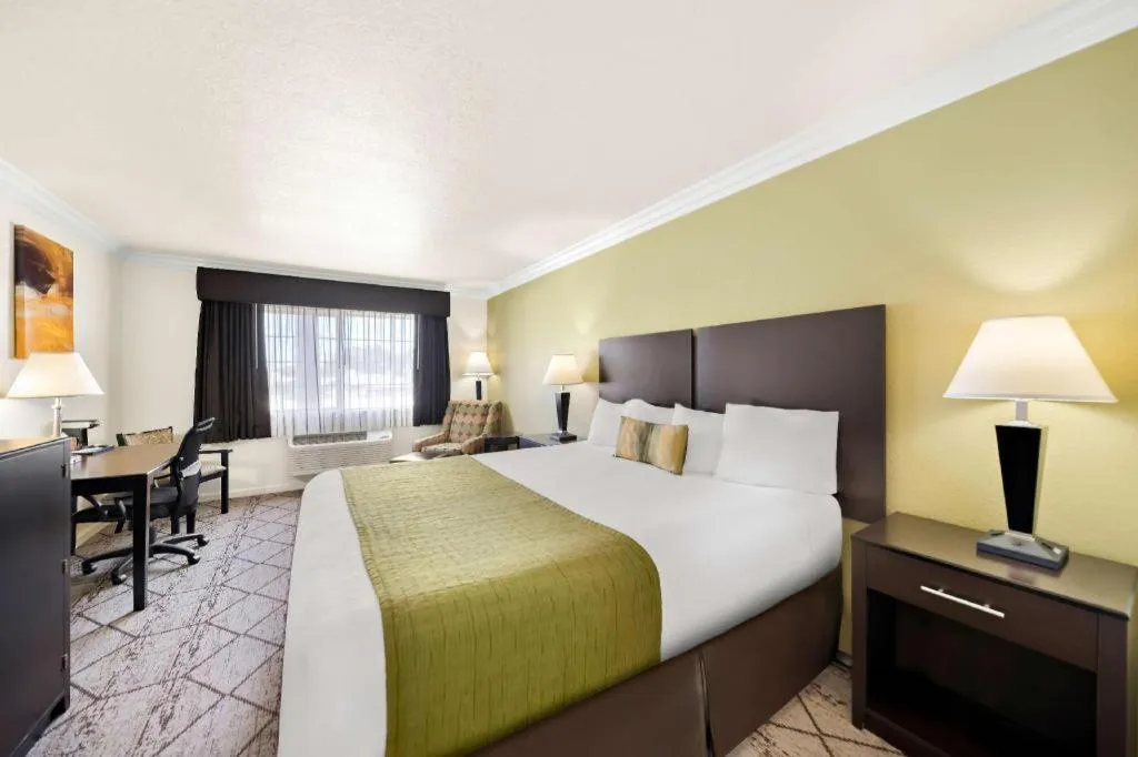 Bed in Best Western Executive Inn