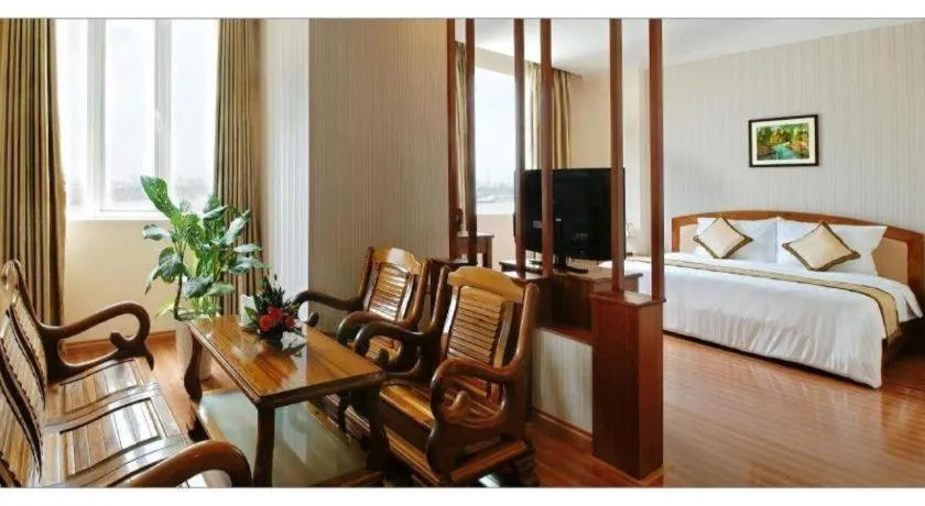 Bed in Bamboo Green Hotel