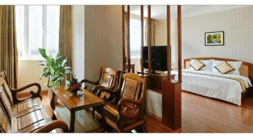 Bed in Bamboo Green Hotel