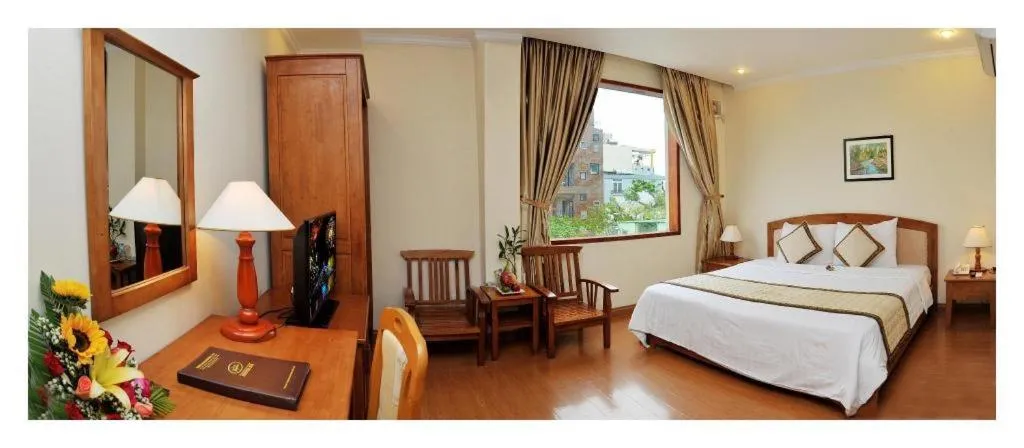 Bed in Bamboo Green Hotel