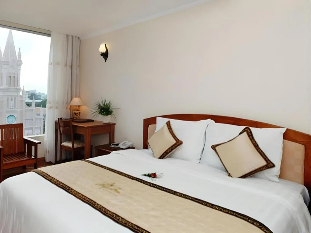 Bed in Bamboo Green Hotel