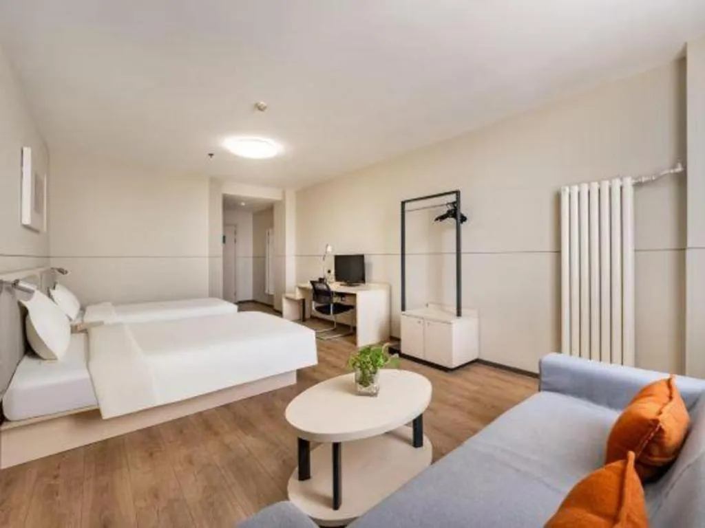 Bed in JinJiang Inn Baoji Administra Tion Center