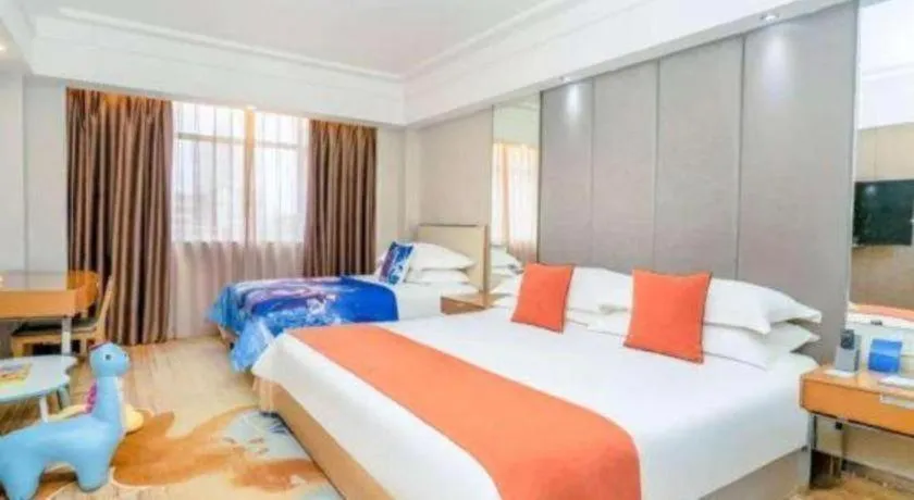 Bed in Downtown Hotel