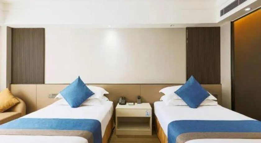 Bed in Downtown Hotel