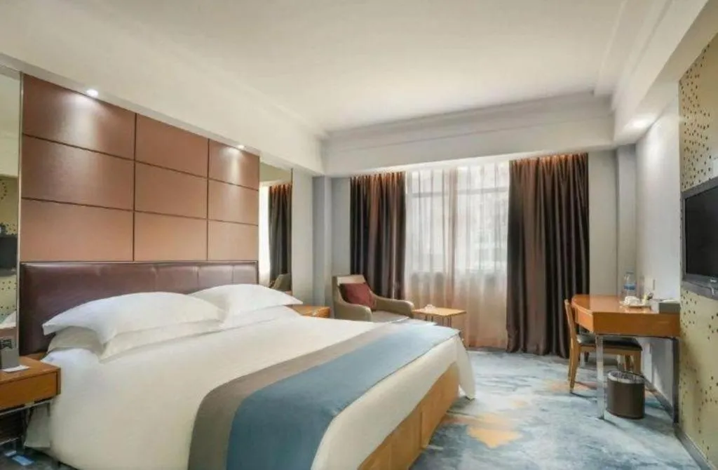 Bed in Downtown Hotel