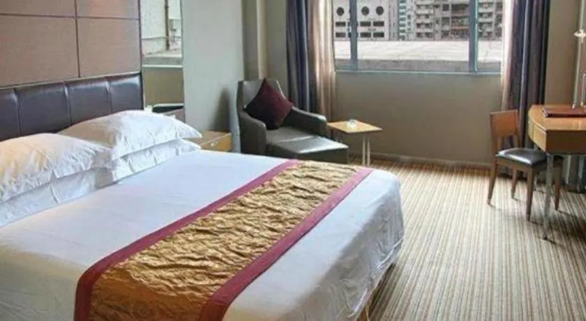 Bed in Downtown Hotel