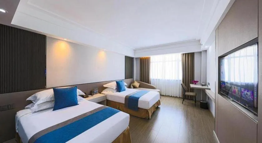 Bed in Downtown Hotel