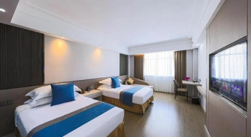 Bed in Downtown Hotel