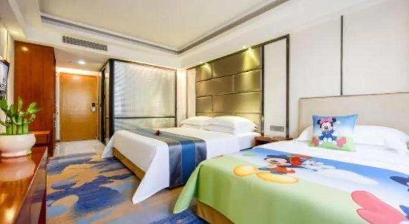 Bed in Downtown Hotel