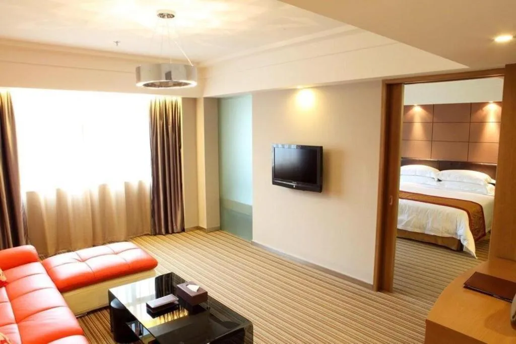 Bed in Downtown Hotel