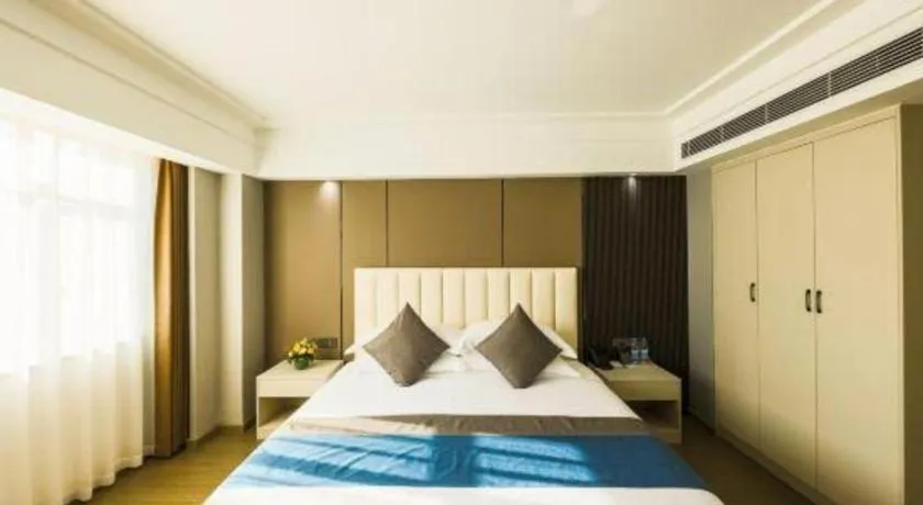 Bed in Downtown Hotel