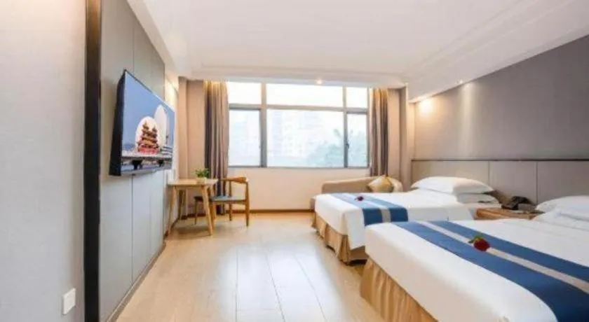 Bed in Downtown Hotel