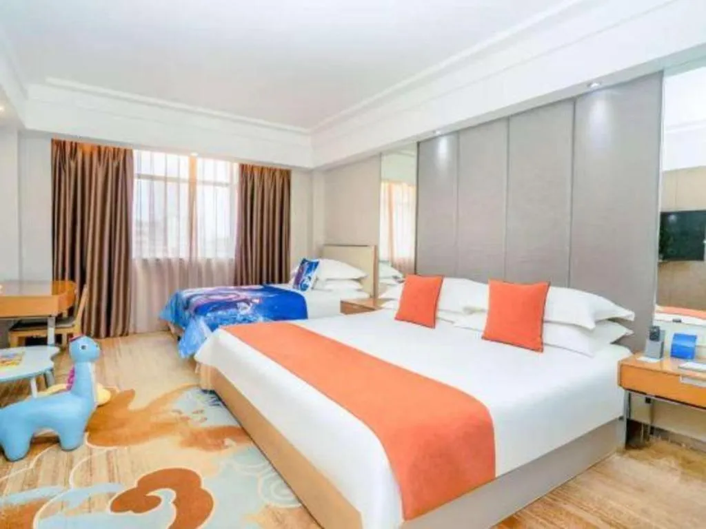 Bed in Downtown Hotel