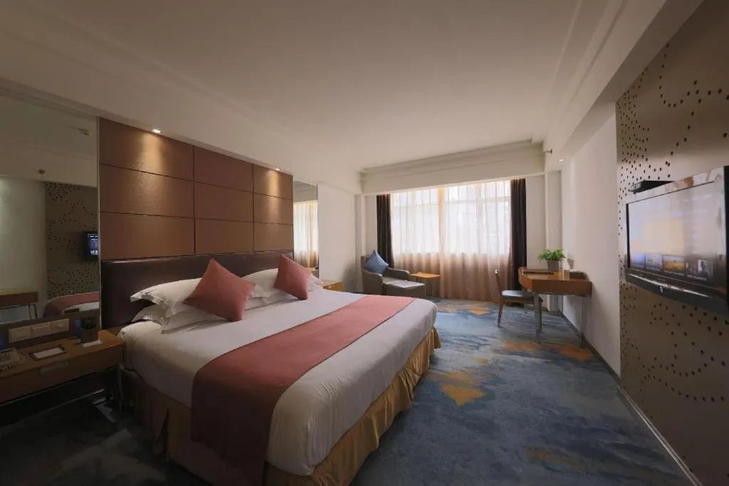 Bed in Downtown Hotel