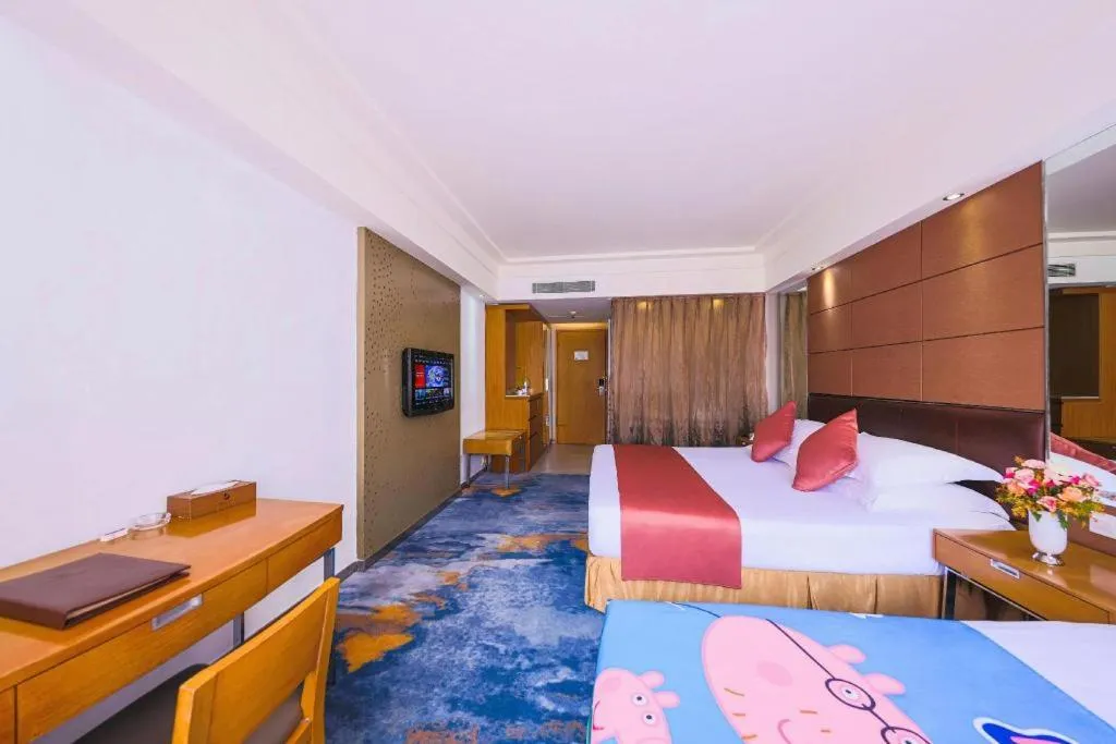 Bed in Downtown Hotel