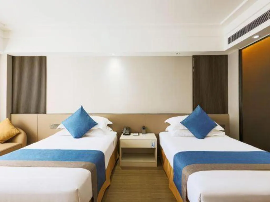 Bed in Downtown Hotel