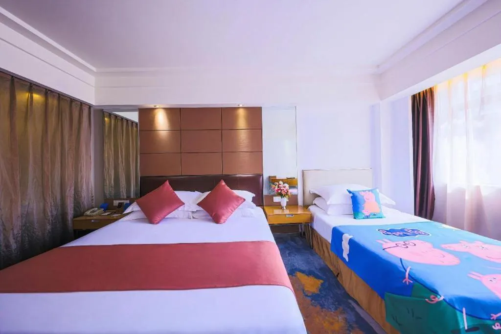 Bed in Downtown Hotel