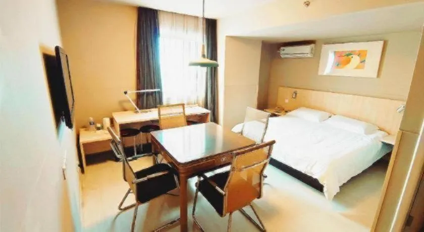 Bed in Jinjiang Inn Wuhu Fangte Tech Museum Metro Station