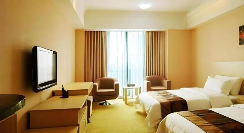 Bed in Ningbo ShouNan Hotel