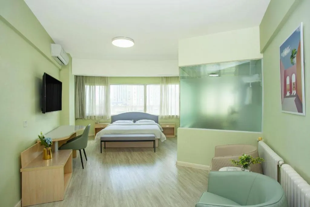 Bed in Super 8 Hotel Chengde Imperial Summer Resort