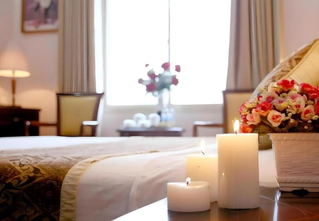 Bed in Cong Doan Viet Nam Hotel