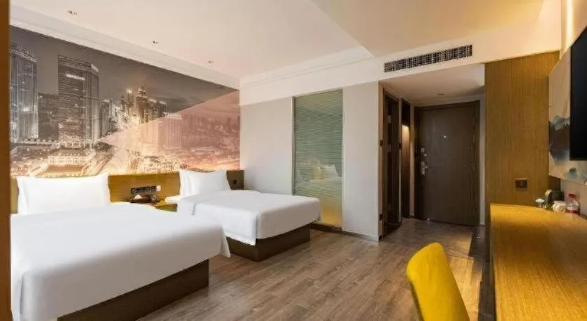 Bed in ibis Styles Wuhan Optics Valley Square Hotel