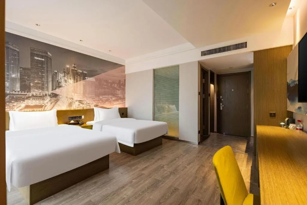 Bed in ibis Styles Wuhan Optics Valley Square Hotel