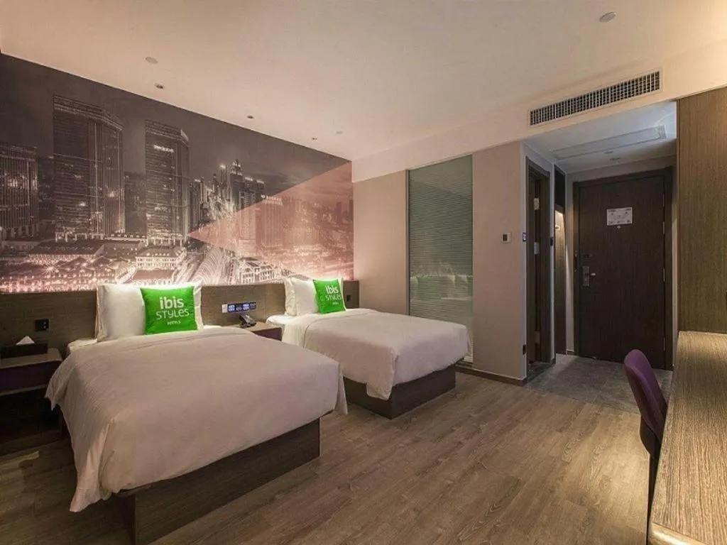 Bed in ibis Styles Wuhan Optics Valley Square Hotel