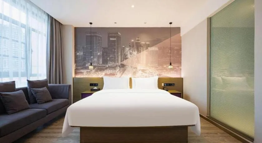 Bed in ibis Styles Wuhan Optics Valley Square Hotel