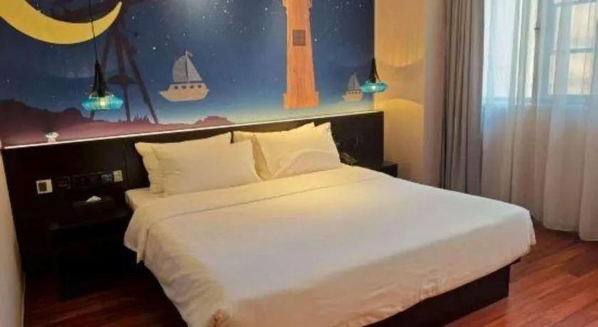 Bed in ibis Styles Wuhan Optics Valley Square Hotel