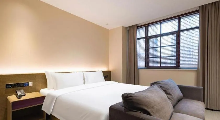 Bed in ibis Styles Wuhan Optics Valley Square Hotel