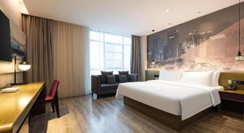 Bed in ibis Styles Wuhan Optics Valley Square Hotel