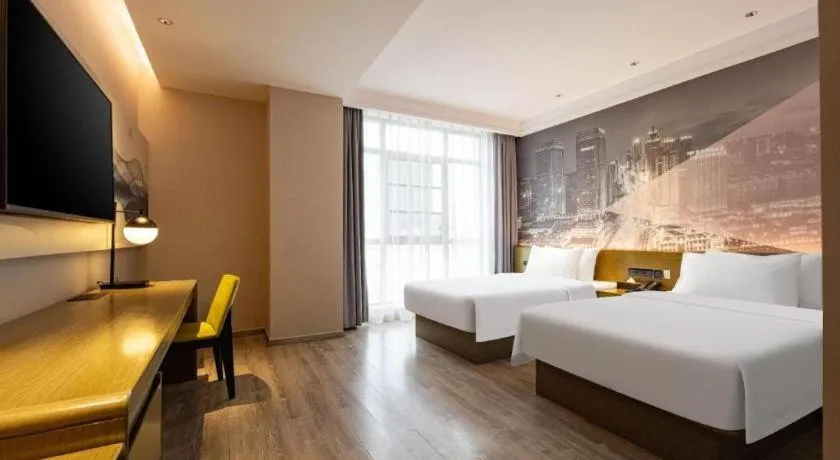 Bed in ibis Styles Wuhan Optics Valley Square Hotel