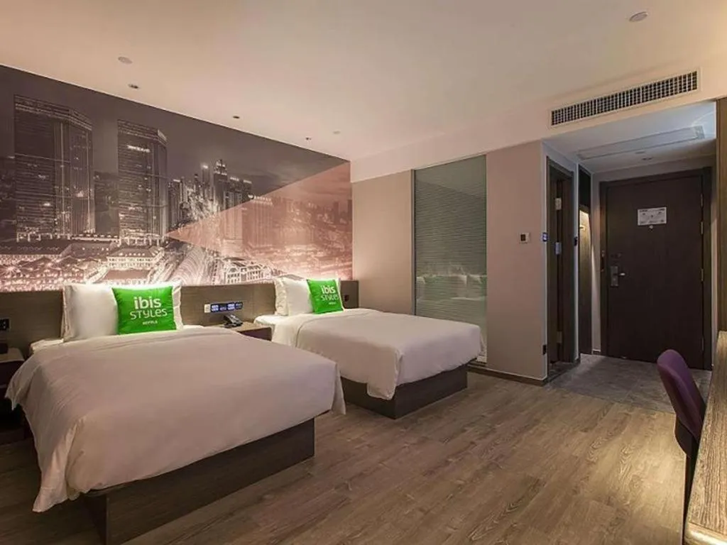 Bed in ibis Styles Wuhan Optics Valley Square Hotel