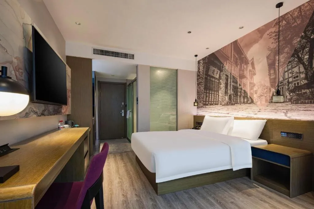 Bed in ibis Styles Wuhan Optics Valley Square Hotel